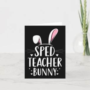 Sonderpädagogik-Lehrerin Bunny Ostern Sonderpädago Karte