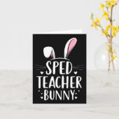 Sonderpädagogik-Lehrerin Bunny Ostern Sonderpädago Karte (Gelbe Blume)