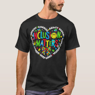 Sonderpädagogik-Lehrkraft Inklusion zählt T-Shirt