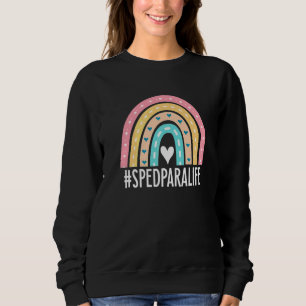Sonderpädagogische Hilfskraft Süßer Regenbogen   Sweatshirt