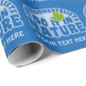 Sonderpapier für Umweltschützer Geschenkpapier (Rolleneckpunkt)