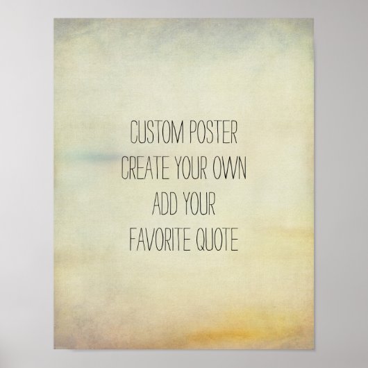 Sonderposter fügen Ihren eigenen Vintagen Stil zu Poster (Vorne)