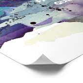 Sonderposter fügen Sie Ihr eigenes Angebot Aquarel Poster (Ecke)