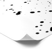 Sonderposter fügen Sie Ihr eigenes schwarz-weiß-An Poster (Ecke)