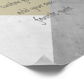 Sonderposter fügen Sie Ihre eigenen Zitat geometri Poster (Ecke)