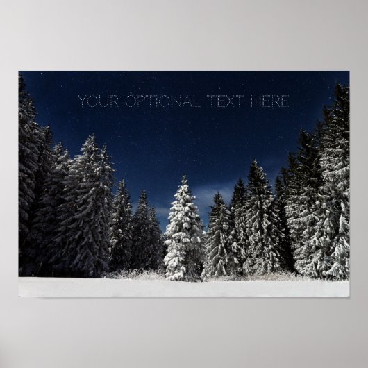 Sonderposter Winter Sky Poster (Vorne)