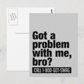 Sonderpostkarte SWAG Postkarte (Vorne/Hinten)