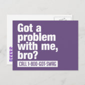 Sonderpostkarte SWAG Postkarte (Vorne/Hinten)