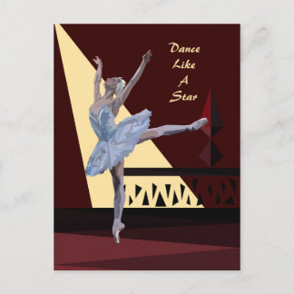 Sonderpostkarte "Swan Lake Ballerina" Postkarte