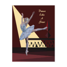 Sonderpostkarte "Swan Lake Ballerina"