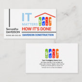 Sonderrahmen-Handyman-Tooltabellen Visitenkarte (Vorne/Hinten)