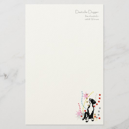 Sonderschäfer Briefpapier (Vorderseite)