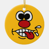Sonderschmuck aus dem Funny Face Keramikornament (Vorne)