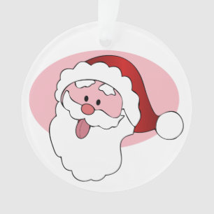 Sonderschmuck Funny Santa Ornament