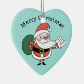 Sonderschmuck von Santa & Mrs. Claus Keramikornament (Rechts)