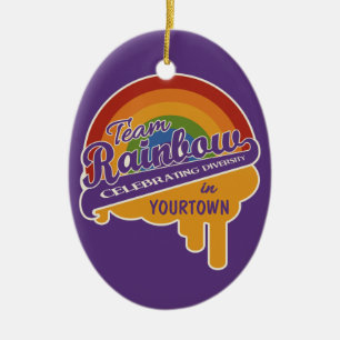 Sonderschmuck von Team Rainbow Keramikornament