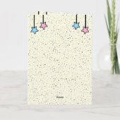 Sondersieggiraffe Kinder zum blauen Geburtstag Karte (Rückseite)