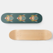 Sonderskateboard "VIKING skull" Skateboard (Horizontal)
