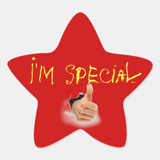 Sonderstar Stern-Aufkleber (Vorderseite)