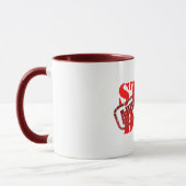 Sonderstufe Papa genehmigt Personalisiertes Gesche Tasse (Links)