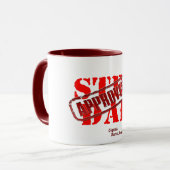 Sonderstufe Papa genehmigt Personalisiertes Gesche Tasse (Vorderseite Links)