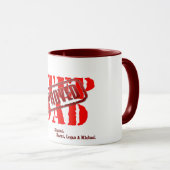 Sonderstufe Papa genehmigt Personalisiertes Gesche Tasse (VorderseiteRechts)