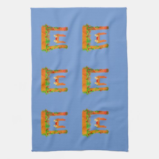 Sondertag Happy Sukkot Geschirrtuch (Vertikal)