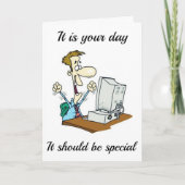 SONDERTAG * NUR WIE SIE* KARTE (Vorderseite)