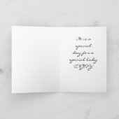 **SONDERTAG - SONDERGEBURTSTAG - SONDERLADY** KARTE (Innenseite)