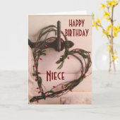 SONDERTAG WIE SIE AM GEBURTSTAG *NIECE* KARTE (Gelbe Blume)