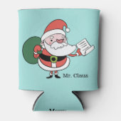 Sondertext des Weihnachtsmanns kann cooler werden Dosenkühler (Vorderseite)