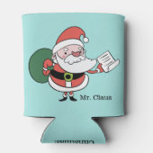 Sondertext des Weihnachtsmanns kann cooler werden Dosenkühler (Rückseite)