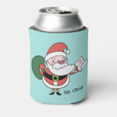 Sondertext des Weihnachtsmanns kann cooler werden Dosenkühler (Kanne Rückseite)
