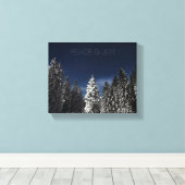 Sondertexte von Winter Sky zum Drucken Leinwanddruck (Insitu (Holzboden))