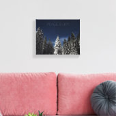 Sondertexte von Winter Sky zum Drucken Leinwanddruck (Insitu (Wohnzimmer))