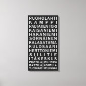 Sonderumhüllte Leinwand von Helsinki Metro Scroll (Vorderseite)