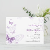 SONDERVERANSTALTUNG ERSUCHT:: Schmetterlinge 3L Einladung (Stehend Vorderseite)