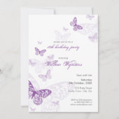 SONDERVERANSTALTUNG ERSUCHT:: Schmetterlinge 3P Einladung (Vorderseite)