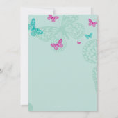 SONDERVERANSTALTUNG ERSUCHT :: Schmetterlinge 5P Einladung (Rückseite)