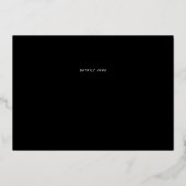 Sonderveranstaltung Las Vegas Folieneinladung (Rückseite)