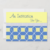 Sonderveranstaltung "Schwedisch Blue and Yellow" Einladung (Vorderseite)