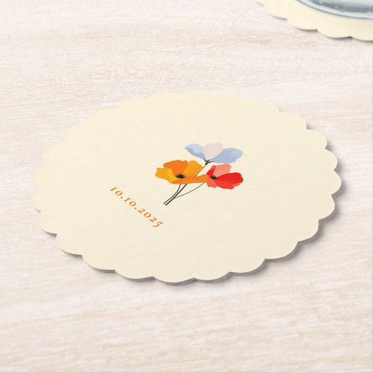 Sonderveranstaltung Sommermohn Untersetzer (angewinkelt)