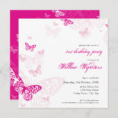 SONDERVERANSTALTUNGEN:: Schmetterlinge 1Q Einladung (Vorne/Hinten)