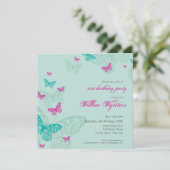 SONDERVERANSTALTUNGEN:: Schmetterlinge 5Q Einladung (Stehend Vorderseite)