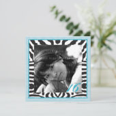 SONDERVERANSTALTUNGEN:: zebra quadratisch 1SQ Einladung (Stehend Vorderseite)