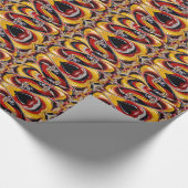 Sonderverpackung mit belgischen Farben Geschenkpapier (Ecke)