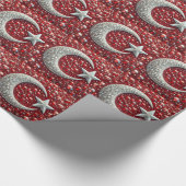 Sonderverpackung mit türkischen Farben Geschenkpapier (Ecke)