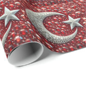 Sonderverpackung mit türkischen Farben Geschenkpapier (Rolleneckpunkt)