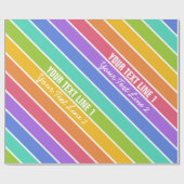 Sonderverpackungspapier für Regenbogenfarben Geschenkpapier (Flach)