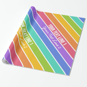 Sonderverpackungspapier für Regenbogenfarben Geschenkpapier